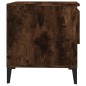vidaXL Mesa auxiliar madera contrachapada roble ahumado 50x46x50 cm vidaXL Mesa auxiliar madera contrachapada roble ahumado 50x46x50 cm