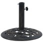 vidaXL Base de sombrilla de hierro fundido negro y bronce 9 kg 40 cm vidaXL Base de sombrilla de hierro fundido negro y bronce 9 kg 40 cm