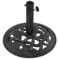 vidaXL Base de sombrilla de hierro fundido negro y bronce 9 kg 40 cm vidaXL Base de sombrilla de hierro fundido negro y bronce 9 kg 40 cm