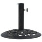 vidaXL Base de sombrilla de hierro fundido negro y bronce 9 kg 40 cm vidaXL Base de sombrilla de hierro fundido negro y bronce 9 kg 40 cm