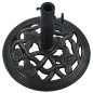 vidaXL Base de sombrilla de hierro fundido negro y bronce 9 kg 40 cm vidaXL Base de sombrilla de hierro fundido negro y bronce 9 kg 40 cm