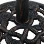 vidaXL Base de sombrilla de hierro fundido negro y bronce 9 kg 40 cm vidaXL Base de sombrilla de hierro fundido negro y bronce 9 kg 40 cm