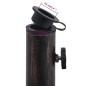 vidaXL Base de sombrilla de hierro fundido negro y bronce 9 kg 40 cm vidaXL Base de sombrilla de hierro fundido negro y bronce 9 kg 40 cm