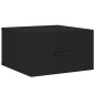 vidaXL Mesita de noche de pared negro 35x35x20 cm vidaXL Mesita de noche de pared negro 35x35x20 cm