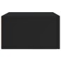 vidaXL Mesita de noche de pared negro 35x35x20 cm vidaXL Mesita de noche de pared negro 35x35x20 cm