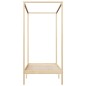 vidaXL Estructura de cama con dosel madera maciza pino 90x200 cm