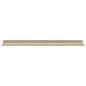 vidaXL Estantes de pared 2 unidades blanco y roble Sonoma 80x9x3 cmm vidaXL Estantes de pared 2 unidades blanco y roble Sonoma 80x9x3 cmm