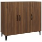 vidaXL Aparador de madera de ingeniería marrón roble 90x34x80 cm vidaXL Aparador de madera de ingeniería marrón roble 90x34x80 cm