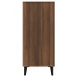 vidaXL Aparador de madera de ingeniería marrón roble 90x34x80 cm vidaXL Aparador de madera de ingeniería marrón roble 90x34x80 cm