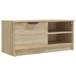 vidaXL Mueble de TV madera contrachapada roble Sonoma 80x35x36,5 cm