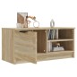 vidaXL Mueble de TV madera contrachapada roble Sonoma 80x35x36,5 cm vidaXL Mueble de TV madera contrachapada roble Sonoma 80x35x36,5 cm