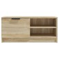 vidaXL Mueble de TV madera contrachapada roble Sonoma 80x35x36,5 cm vidaXL Mueble de TV madera contrachapada roble Sonoma 80x35x36,5 cm