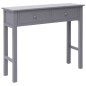 vidaXL Mesa consola de madera gris 90x30x77 cm vidaXL Mesa consola de madera gris 90x30x77 cm