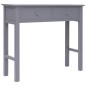 vidaXL Mesa consola de madera gris 90x30x77 cm vidaXL Mesa consola de madera gris 90x30x77 cm