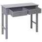 vidaXL Mesa consola de madera gris 90x30x77 cm vidaXL Mesa consola de madera gris 90x30x77 cm