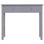 vidaXL Mesa consola de madera gris 90x30x77 cm vidaXL Mesa consola de madera gris 90x30x77 cm