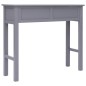 vidaXL Mesa consola de madera gris 90x30x77 cm vidaXL Mesa consola de madera gris 90x30x77 cm