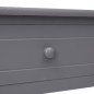 vidaXL Mesa consola de madera gris 90x30x77 cm vidaXL Mesa consola de madera gris 90x30x77 cm