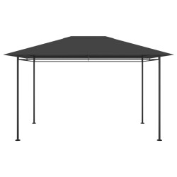 vidaXL Cenador gris antracita 384x281x270 cm 180 g/m²