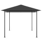 vidaXL Cenador gris antracita 384x281x270 cm 180 g/m² vidaXL Cenador gris antracita 384x281x270 cm 180 g/m²