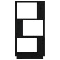 vidaXL Estantería/divisor de espacios madera pino negro 51x25x101 cm vidaXL Estantería/divisor de espacios madera pino negro 51x25x101 cm