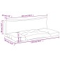vidaXL Cojines para palés 2 unidades tela Oxford turquesa vidaXL Cojines para palés 2 unidades tela Oxford turquesa