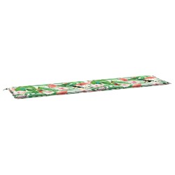 vidaXL Cojín para banco de jardín tela multicolor 200x50x3 cm