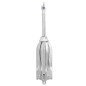 vidaXL Ancla plegable con cuerda hierro maleable plateado 12 kg
