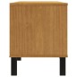 vidaXL Mueble de TV con puerta de vidrio FLAM madera pino 158x40x50 cm vidaXL Mueble de TV con puerta de vidrio FLAM madera pino 158x40x50 cm