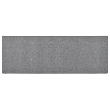 vidaXL Alfombra de pasillo gris oscuro 50x150 cm