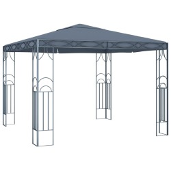 vidaXL Cenador gris antracita 300x300 cm