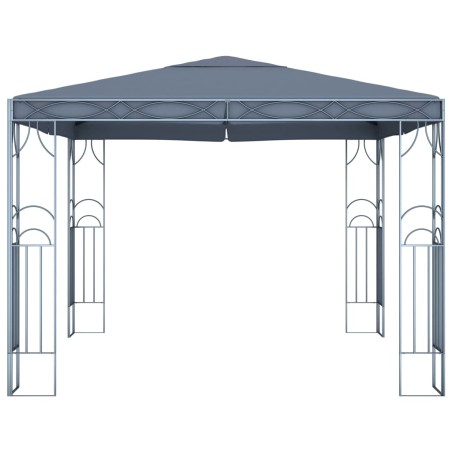 vidaXL Cenador gris antracita 300x300 cm