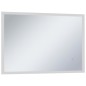 vidaXL Espejo de pared de baño con LED y sensor táctil 100x60 cm vidaXL Espejo de pared de baño con LED y sensor táctil 100x60 cm