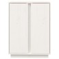 vidaXL Aparador de madera maciza de pino blanco 60x35x80 cm vidaXL Aparador de madera maciza de pino blanco 60x35x80 cm