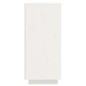 vidaXL Aparador de madera maciza de pino blanco 60x35x80 cm vidaXL Aparador de madera maciza de pino blanco 60x35x80 cm