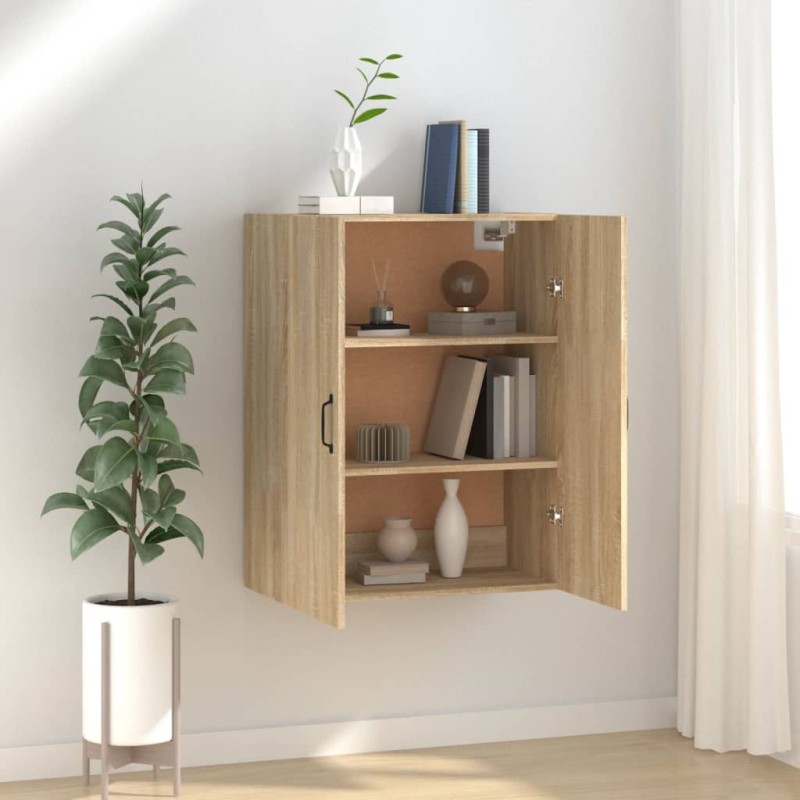 vidaXL Armario colgante madera contrachapada roble Sonoma 69,5x34x90cm vidaXL Armario colgante madera contrachapada roble Sonoma 69,5x34x90cm