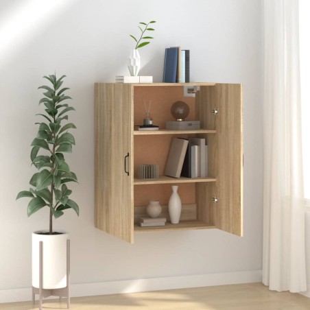 vidaXL Armario colgante madera contrachapada roble Sonoma 69,5x34x90cm
