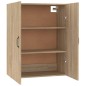 vidaXL Armario colgante madera contrachapada roble Sonoma 69,5x34x90cm vidaXL Armario colgante madera contrachapada roble Sonoma 69,5x34x90cm