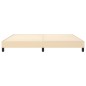 vidaXL Estructura de cama box spring tela color crema 200x200 cm vidaXL Estructura de cama box spring tela color crema 200x200 cm