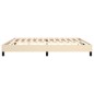 vidaXL Estructura de cama box spring tela color crema 200x200 cm vidaXL Estructura de cama box spring tela color crema 200x200 cm