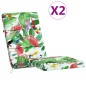 vidaXL Cojines para tumbona 2 uds tela Oxford multicolor vidaXL Cojines para tumbona 2 uds tela Oxford multicolor