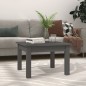 vidaXL Mesa de centro de madera maciza de pino gris 45x45x30 cm vidaXL Mesa de centro de madera maciza de pino gris 45x45x30 cm