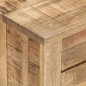 vidaXL Mueble para TV de madera maciza de mango rugosa 110x30x40 cm