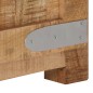 vidaXL Mueble para TV de madera maciza de mango rugosa 110x30x40 cm