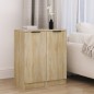 vidaXL Aparadores 2 uds madera contrachapada roble Sonoma 30x30x70 cm vidaXL Aparadores 2 uds madera contrachapada roble Sonoma 30x30x70 cm
