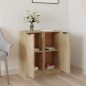vidaXL Aparadores 2 uds madera contrachapada roble Sonoma 30x30x70 cm vidaXL Aparadores 2 uds madera contrachapada roble Sonoma 30x30x70 cm