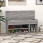 vidaXL Banco zapatero madera contrachapada gris Sonoma 105x30x45 cm vidaXL Banco zapatero madera contrachapada gris Sonoma 105x30x45 cm