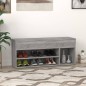 vidaXL Banco zapatero madera contrachapada gris Sonoma 105x30x45 cm vidaXL Banco zapatero madera contrachapada gris Sonoma 105x30x45 cm