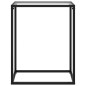 vidaXL Mesa consola vidrio templado transparente 60x35x75 cm vidaXL Mesa consola vidrio templado transparente 60x35x75 cm