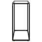 vidaXL Mesa consola vidrio templado transparente 60x35x75 cm vidaXL Mesa consola vidrio templado transparente 60x35x75 cm